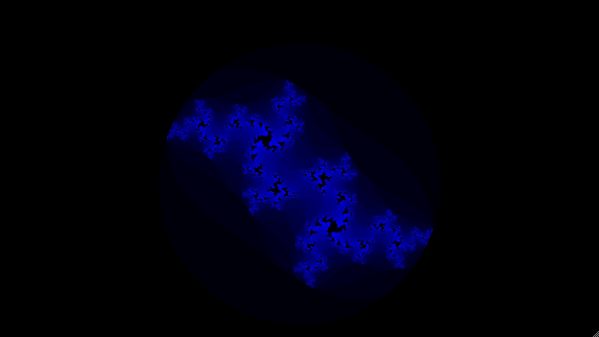 An image preview of the Rust Render project, showing a colorful fractal pattern generated by a Julia Set renderer.